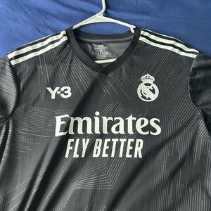 Real madrid Y-3 collab soccer jersey (rare)